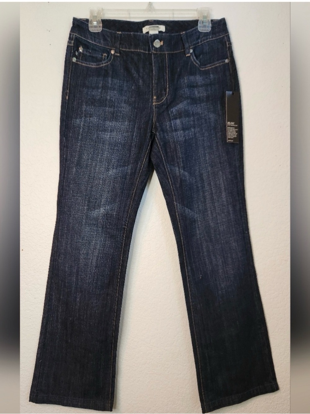 White House Black Market Women's Dark Indigo Bootcut Jeans NWOT 6S